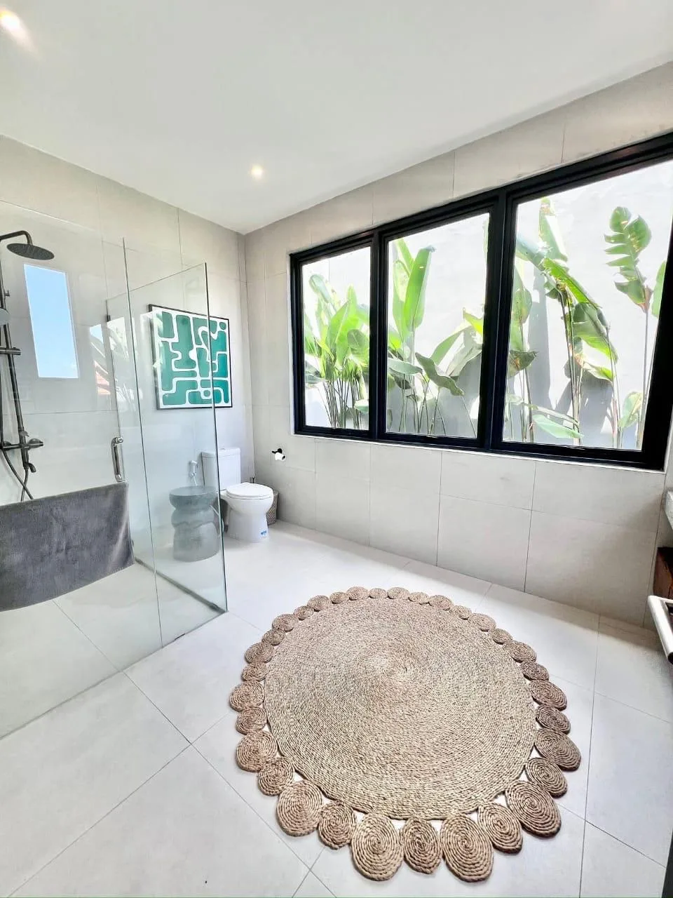 Monthly 2 Bedroom Modern Rental Villa with Jacuzzi in Seseh Bali