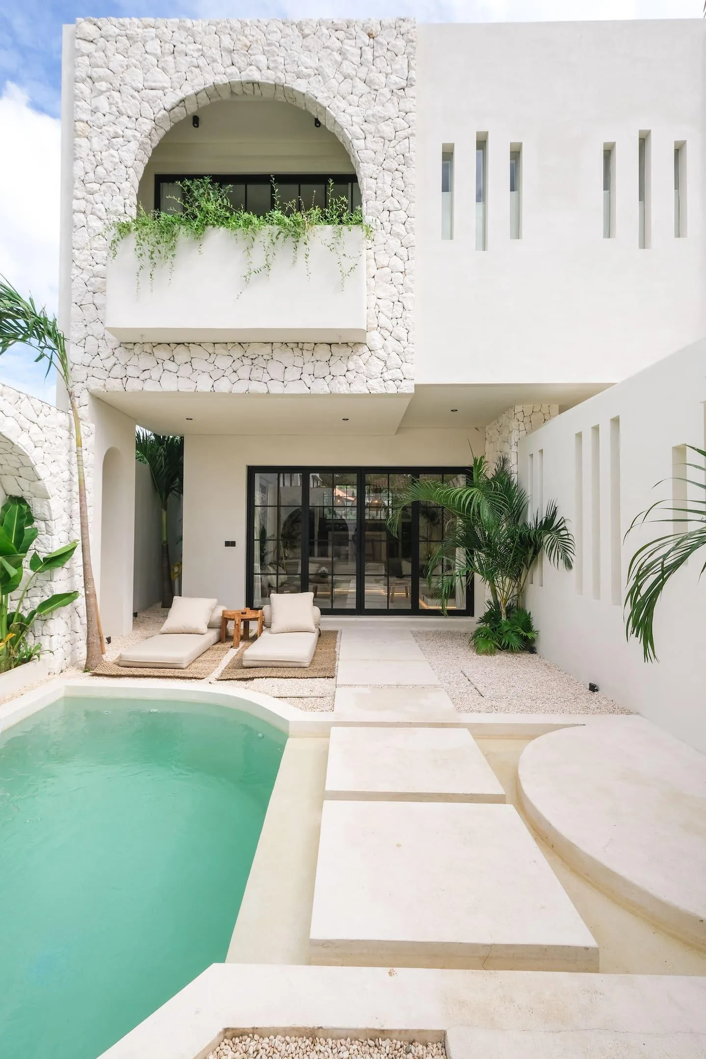 Freehold 2 Bedroom Modern Tropical Villa for Sale in Pererenan Bali