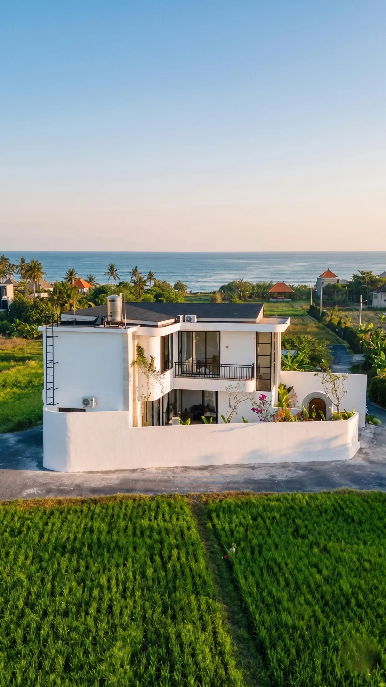CEMAGI | 3-BEDROOM OCEAN & RICE FIELD VIEW VILLA | FREEHOLD / LEASEHOLD FOR SALE | REF ID: DR0494