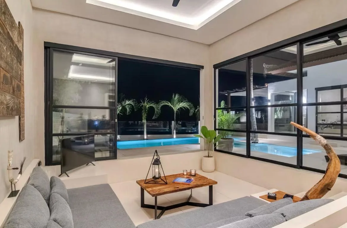 Authentic 4 Bedroom Villa for Rent in Pererenan with Private Pool and Garden