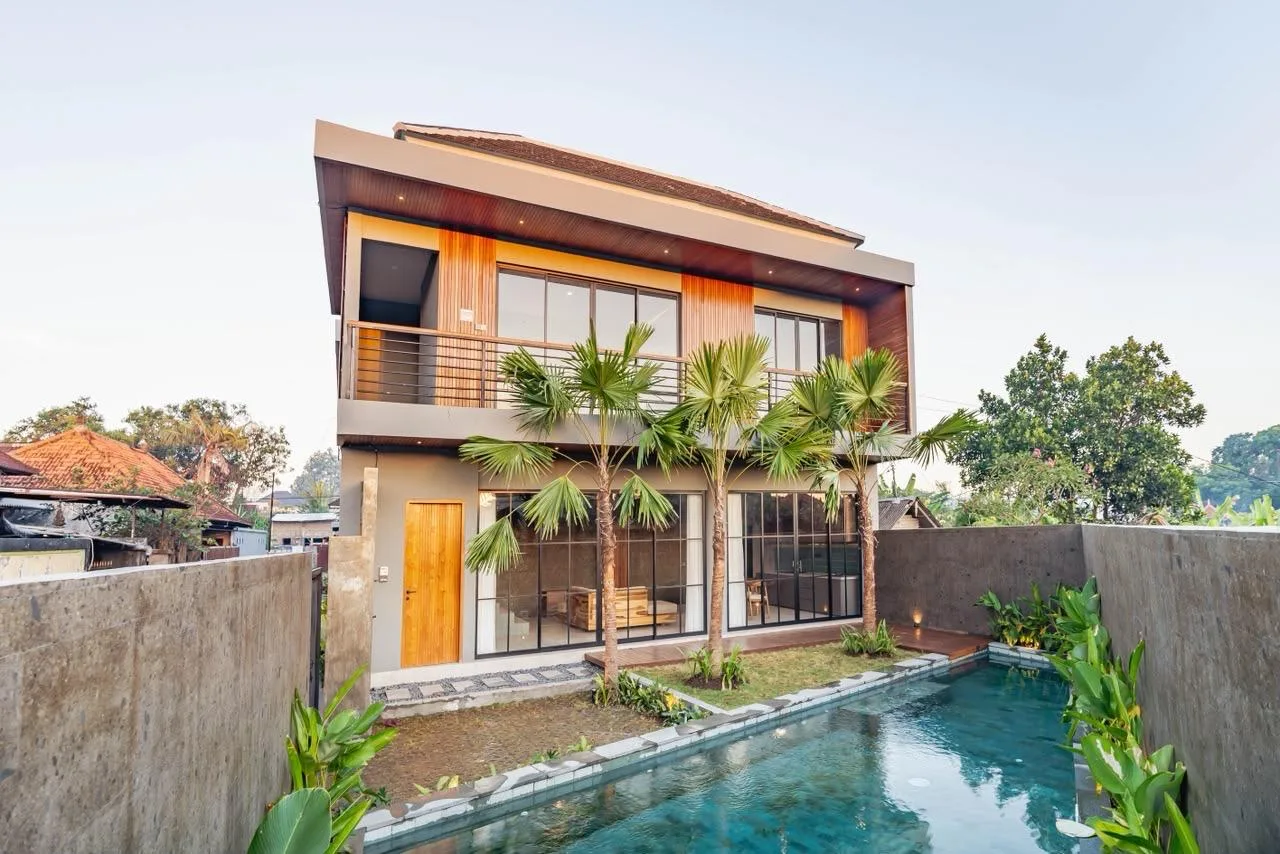 Freehold 2 Bedroom Modern Villa for Sale in Cepaka Munggu