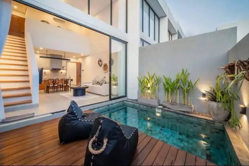 Monthly 2 Bedroom Tropical Rental Villa in Berawa Canggu