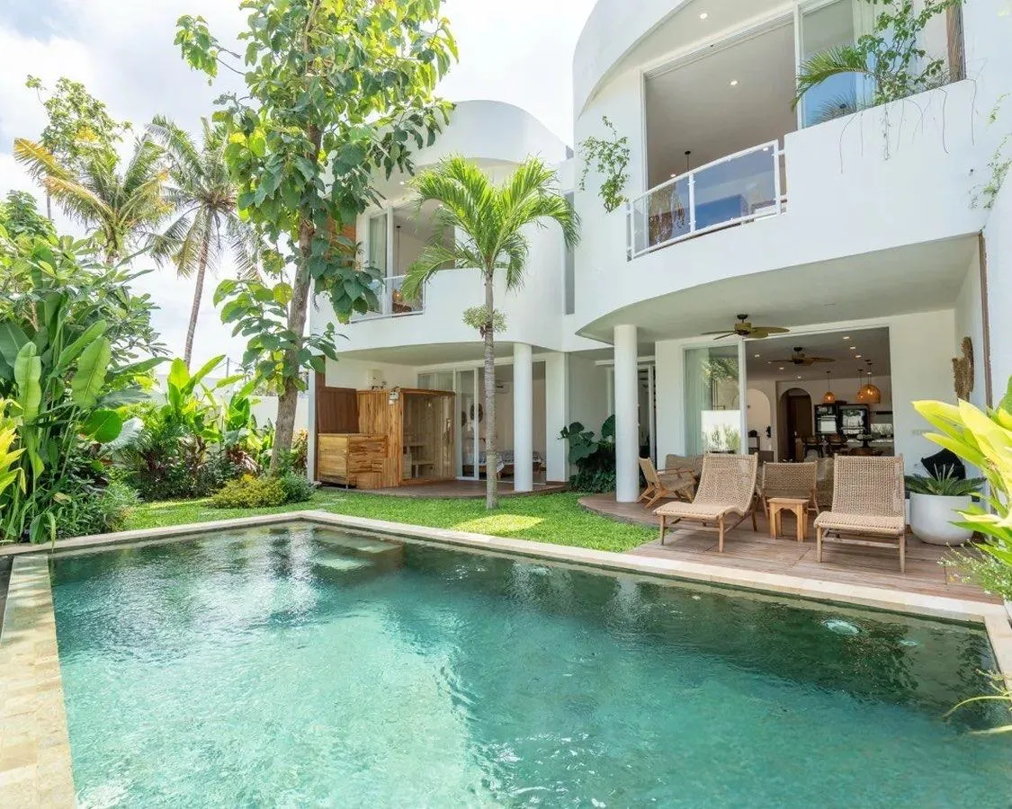 Modern 2 Storey 3 Bedroom Leasehold Villa for Sale in Kedungu with Private Pool