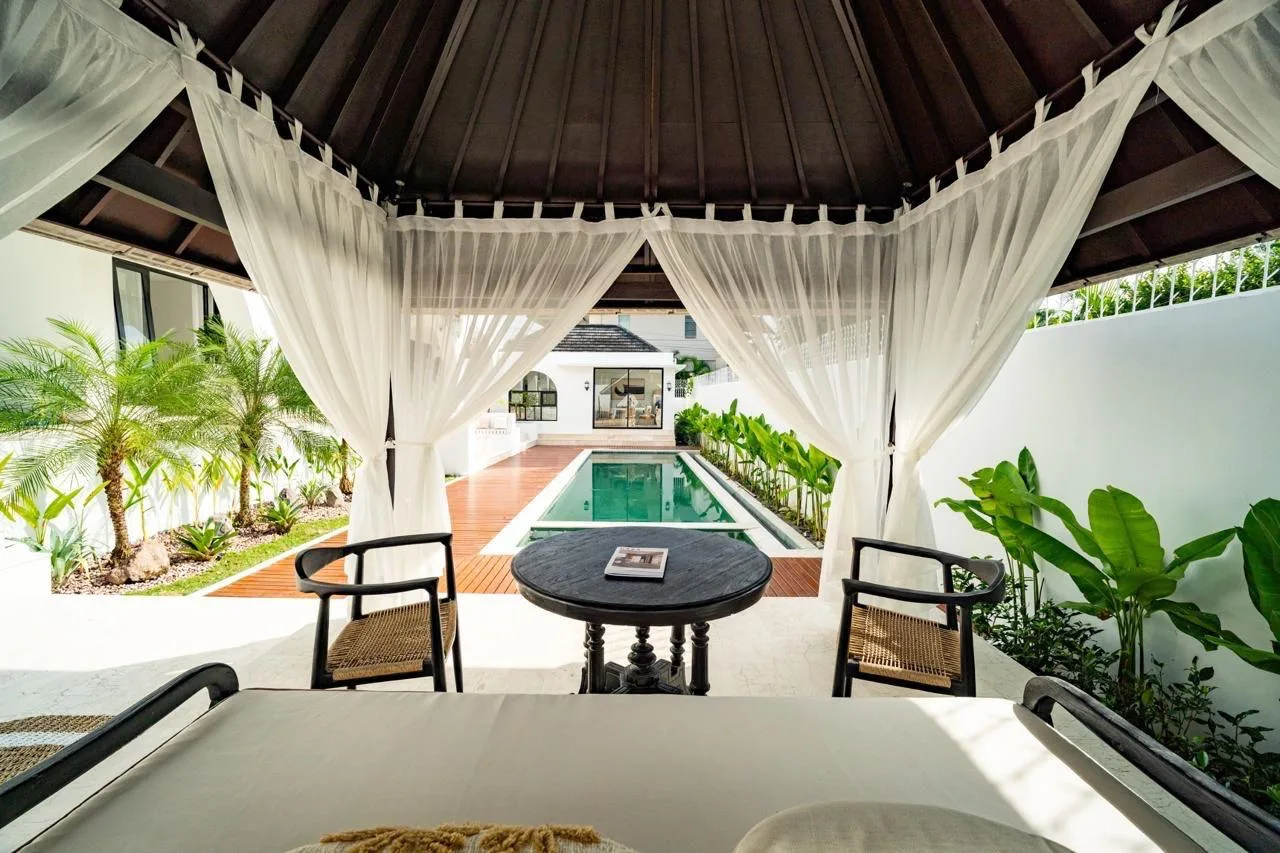 Modern 4 Bedroom Mediterranean Freehold Villa for Sale in Berawa Perfect for a Beach Sunset Run