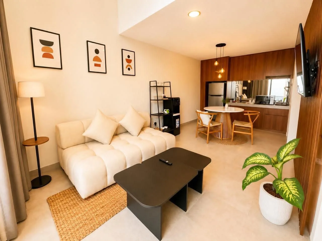Monthly 1 Bedroom Fully Furnished Rental Villa in Berawa Canggu