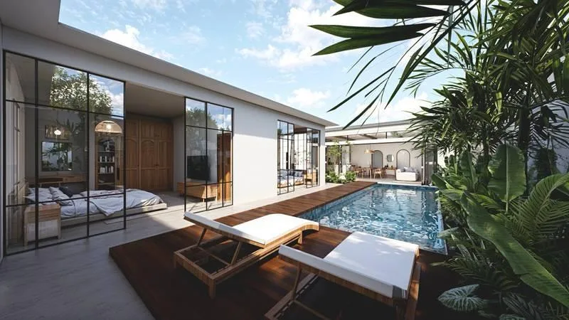 Leasehold 3 Bedroom Tropical Villa for Sale in Sanur Bali
