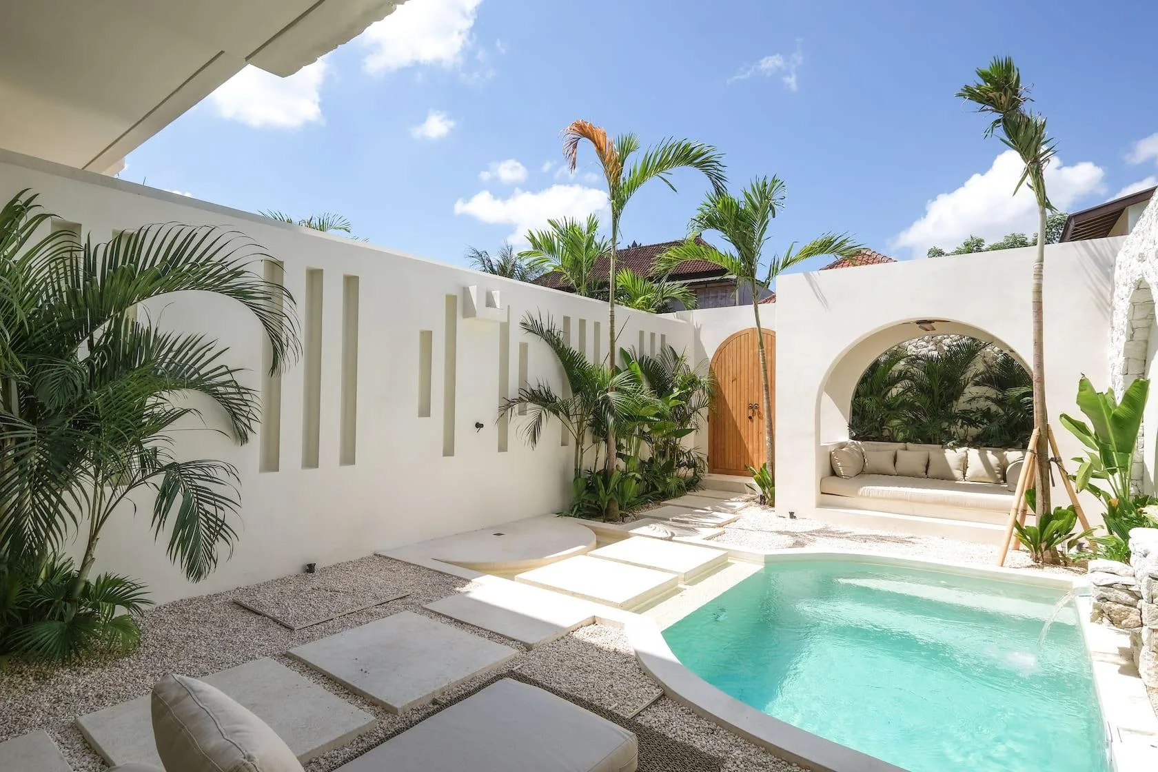 Freehold 2 Bedroom Modern Tropical Villa for Sale in Pererenan Bali