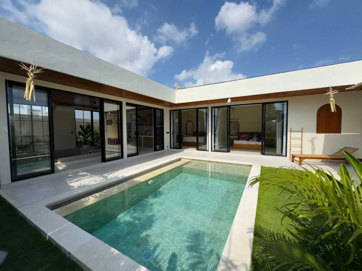 Premium Monthly Rental Tropical New 2 Bedroom Villa in Seseh Munggu
