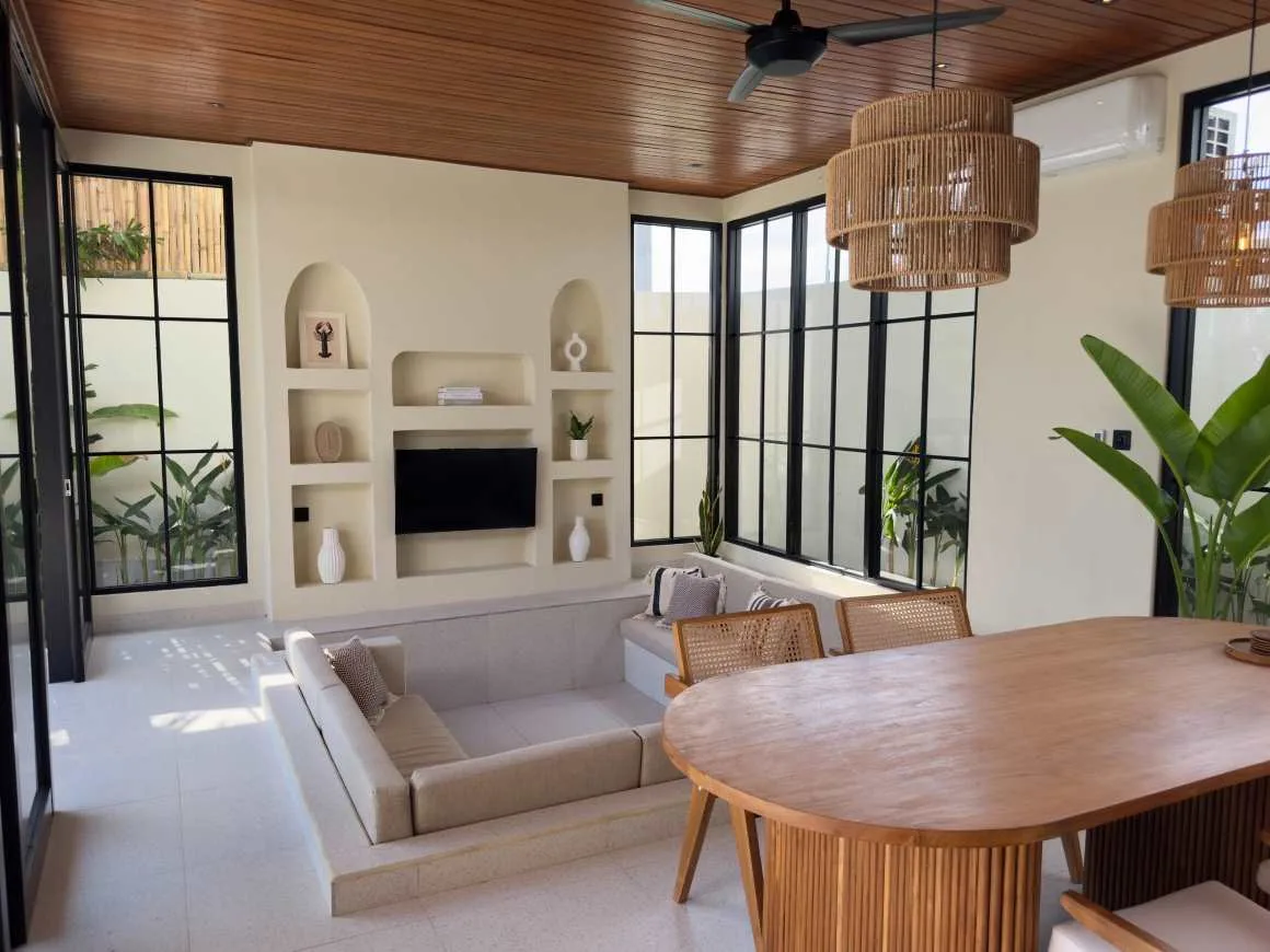 Premium Monthly Rental Tropical New 2 Bedroom Villa in Seseh Munggu