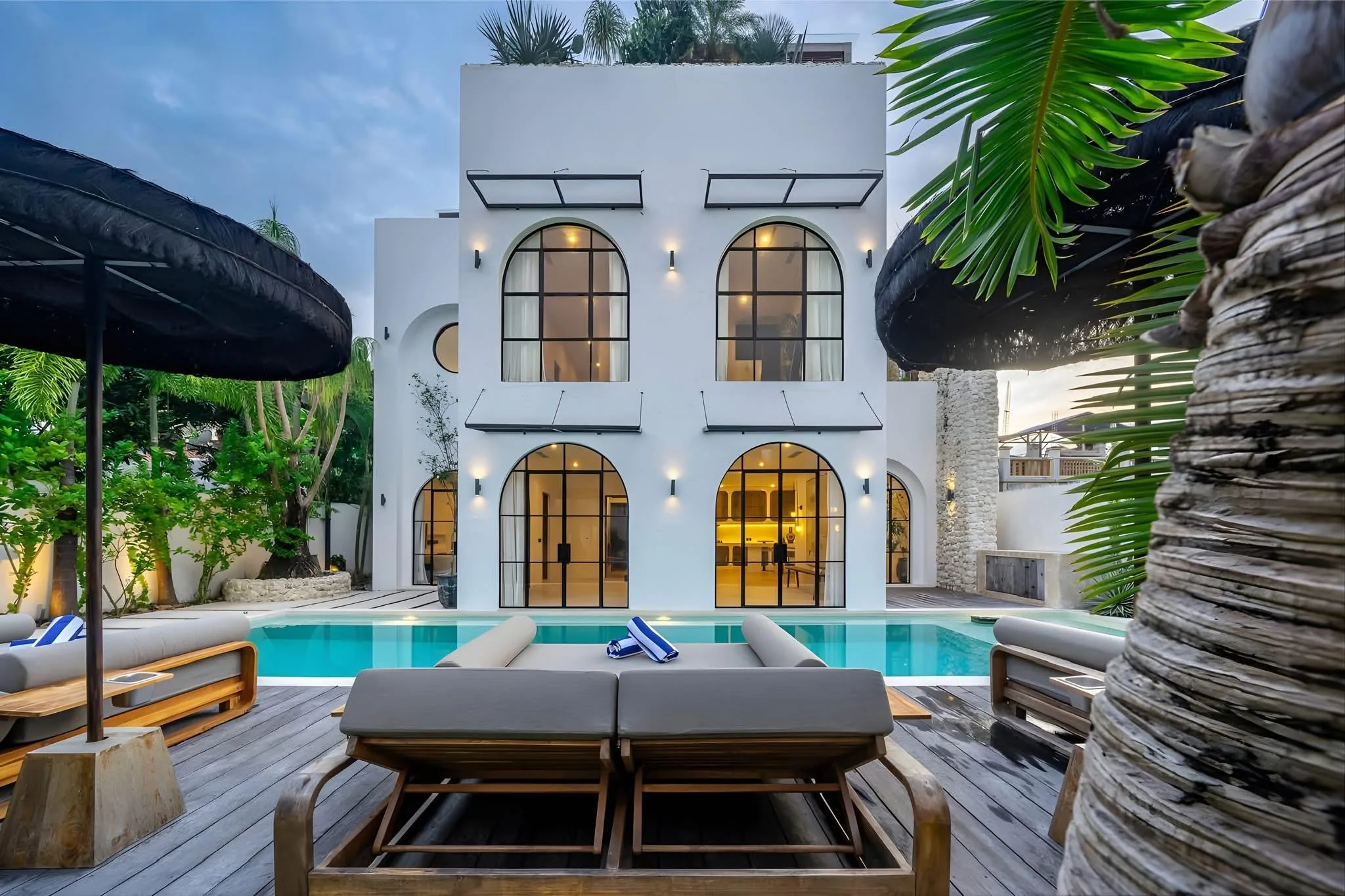 Exclusive 5 Bedroom Ibiza Style Villa for Sale in Berawa with Wellness Facilities