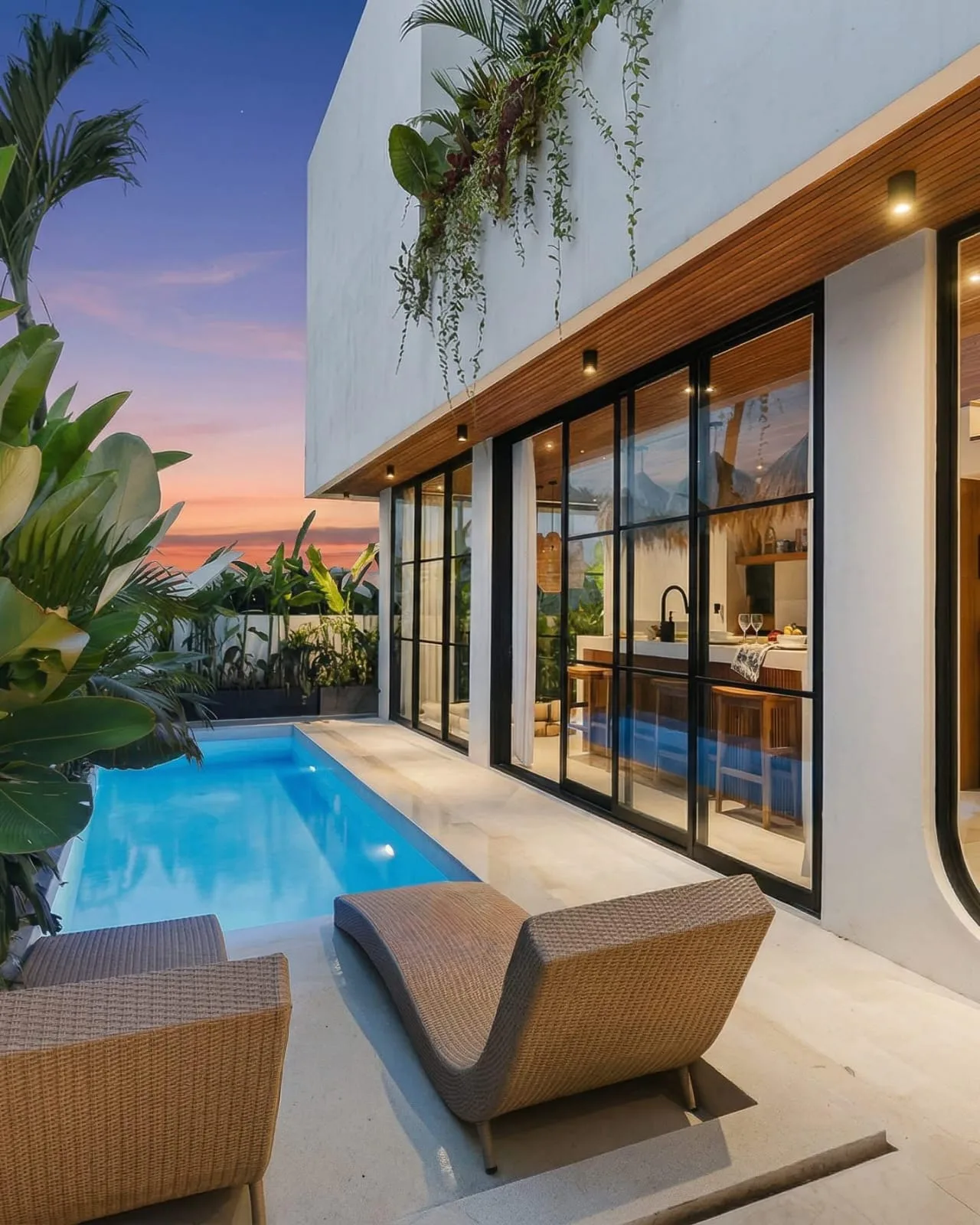 A Rare Gem: Cozy 2BR Private Pool Villa in Cemagi with Uninterrupted Green Views