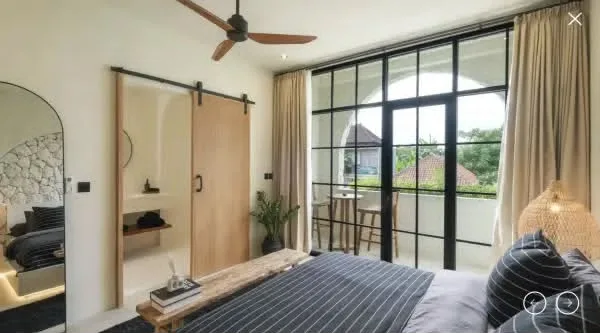 Freehold 2 Bedroom Modern Tropical Villa for Sale in Pererenan Bali