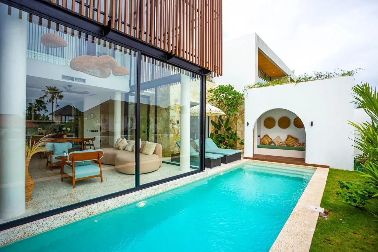 Modern 3 Bedroom Mediterranean Villa for Sale in Canggu Perfect for Beach Sunset Runs