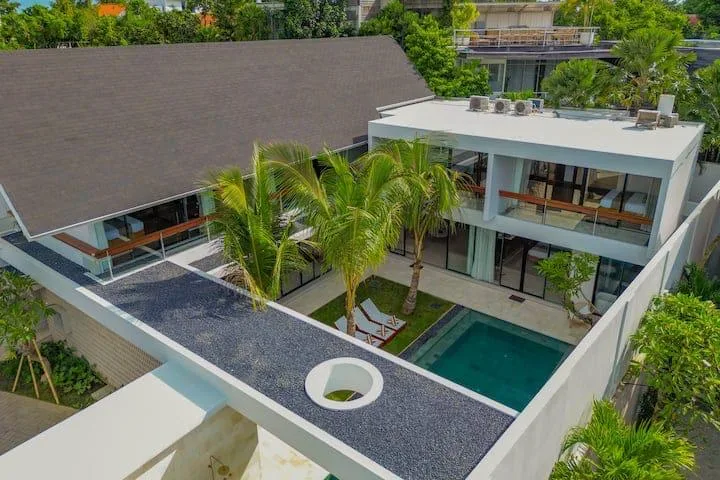 Monthly and Yearly 4 Bedroom Beachside Rental Villa in Pererenan Bali