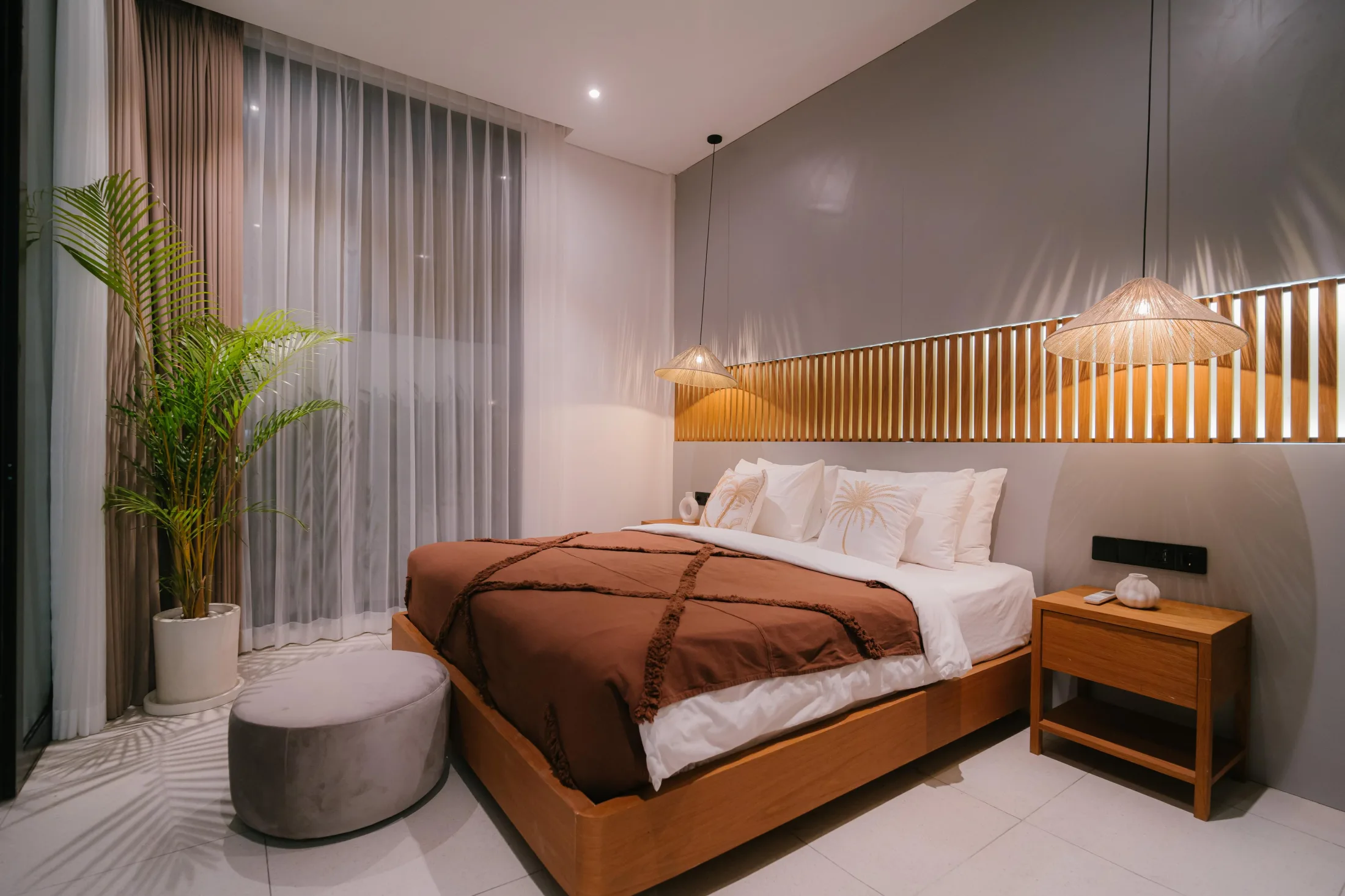 Monthly 3 Bedroom Luxury Villa with Rooftop Plunge Pool in Canggu Bali