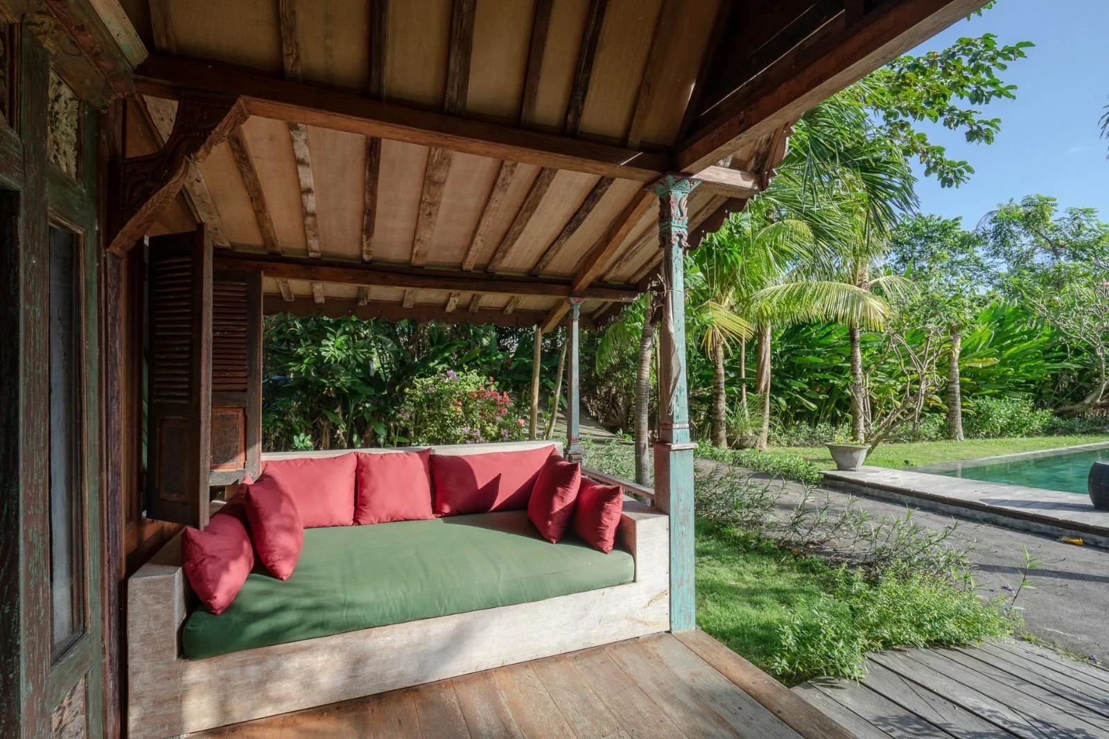 Leasehold 4 Bedroom Authentic Joglo Villa for Sale in Kerobokan Bali