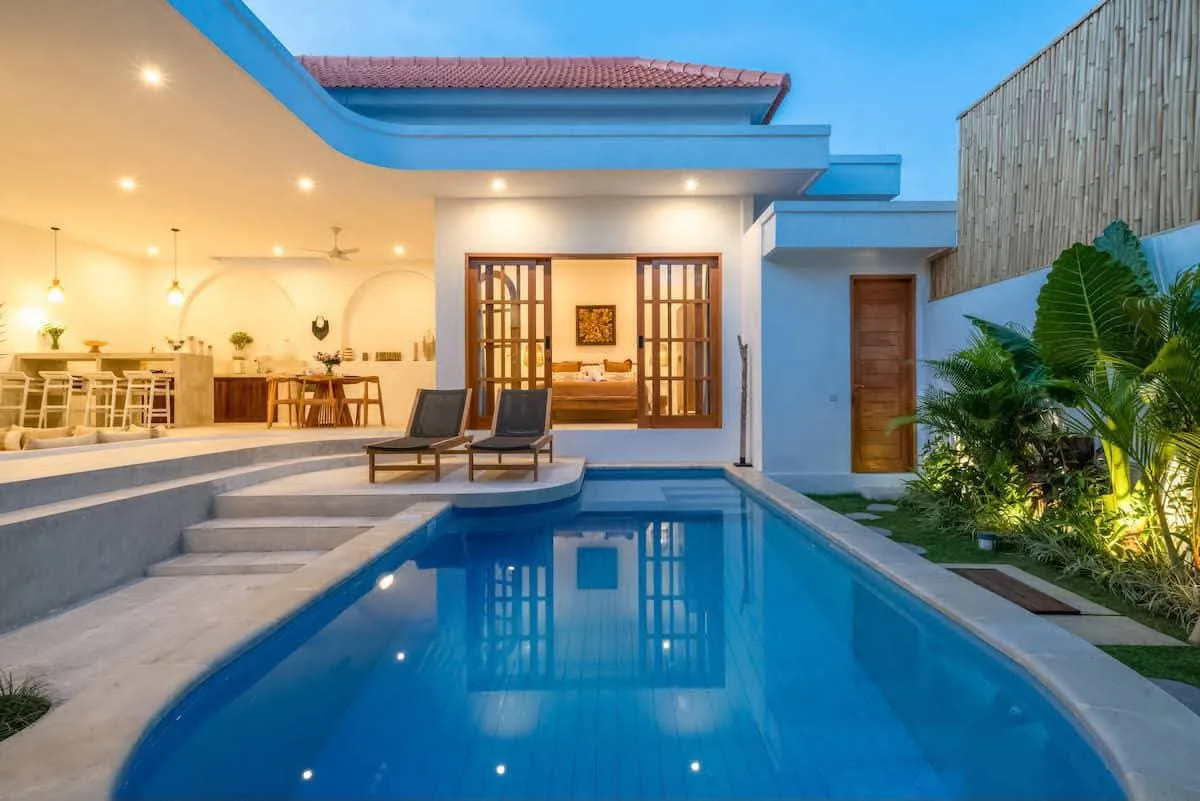 Monthly 3 Bedroom Tropical Rental Villa in Pererenan Canggu