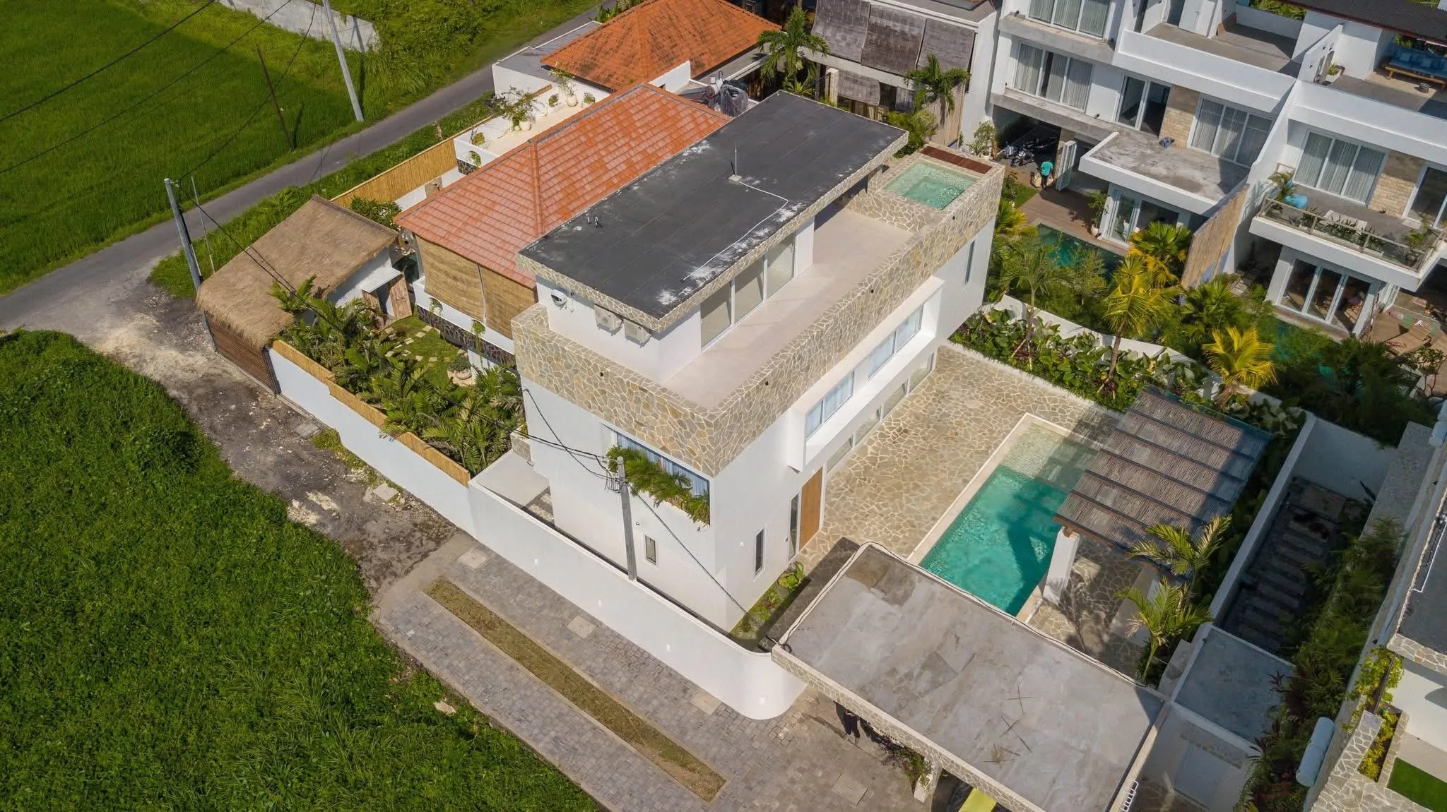 Brand New 4 Bedroom Ocean View Villa for Rent in Cemagi Bali
