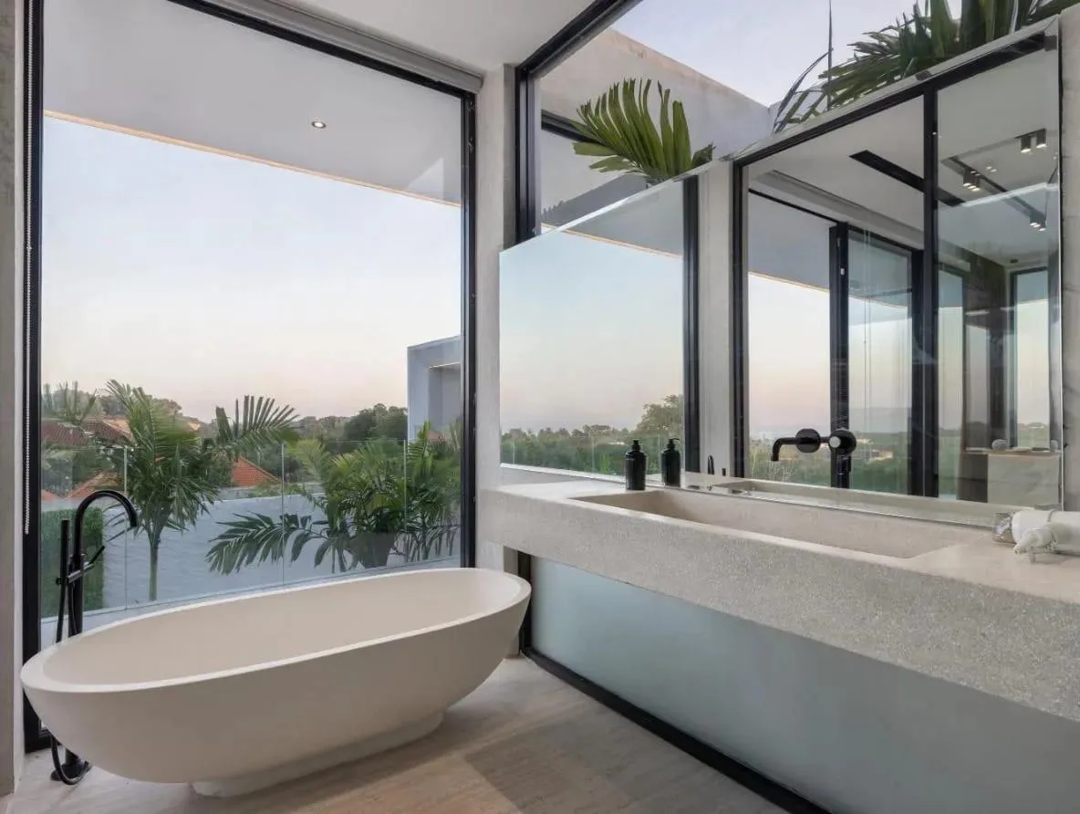 Modern 4 Bedroom Luxury Ocean View Villa for Sale in Uluwatu Designed for Wellness and Yoga Culture