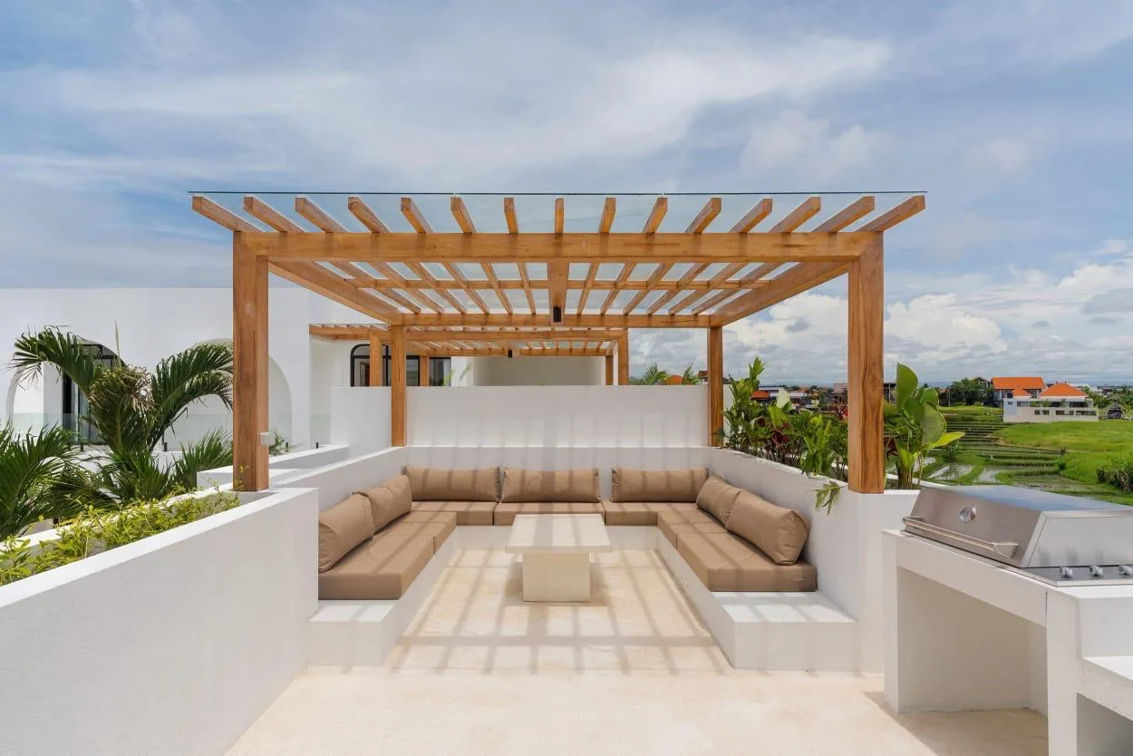 Stylish 3 Bedroom Beachside Villa with Private Rooftop in Pererenan Bali