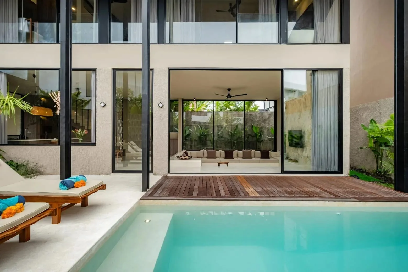 Brand New 3 Bedroom Modern Tropical Leasehold Villa for Sale in Babakan Canggu