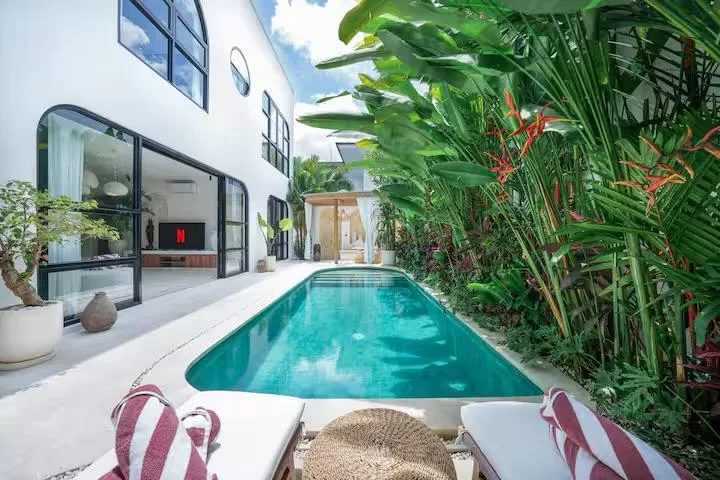 Yearly Mediterranean 4 Bedroom Luxury Rental Villa in Umalas Bali