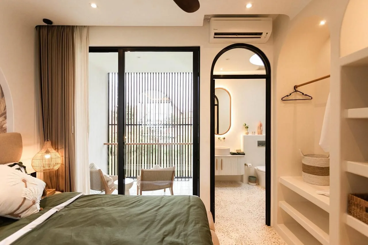 Modern 3 Bedroom Mediterranean Villa for Sale in Canggu Perfect for Beach Sunset Runs