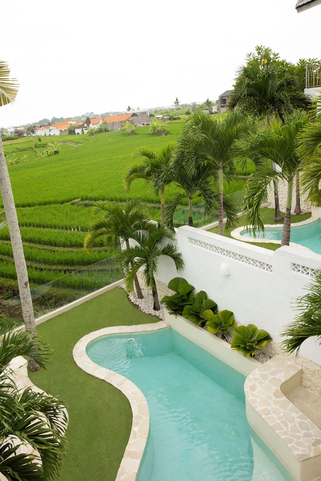 3 Bedroom Luxury Villa for Rent in Seseh Munggu with Rice Field Views