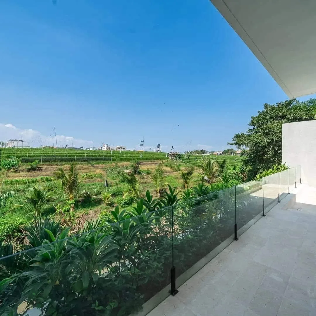 Monthly 3 Bedroom Rice Field and River View Villa in Pererenan Bali