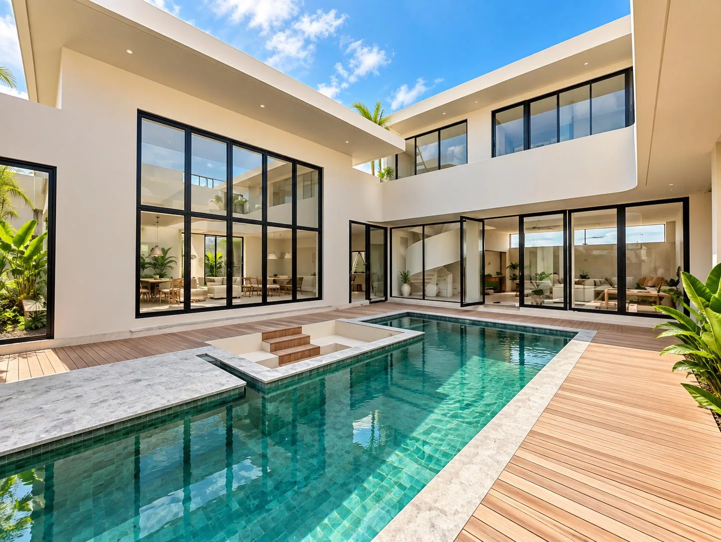 Rental 4 Bedroom Luxury Villa With Gym & Sauna in Pererenan
