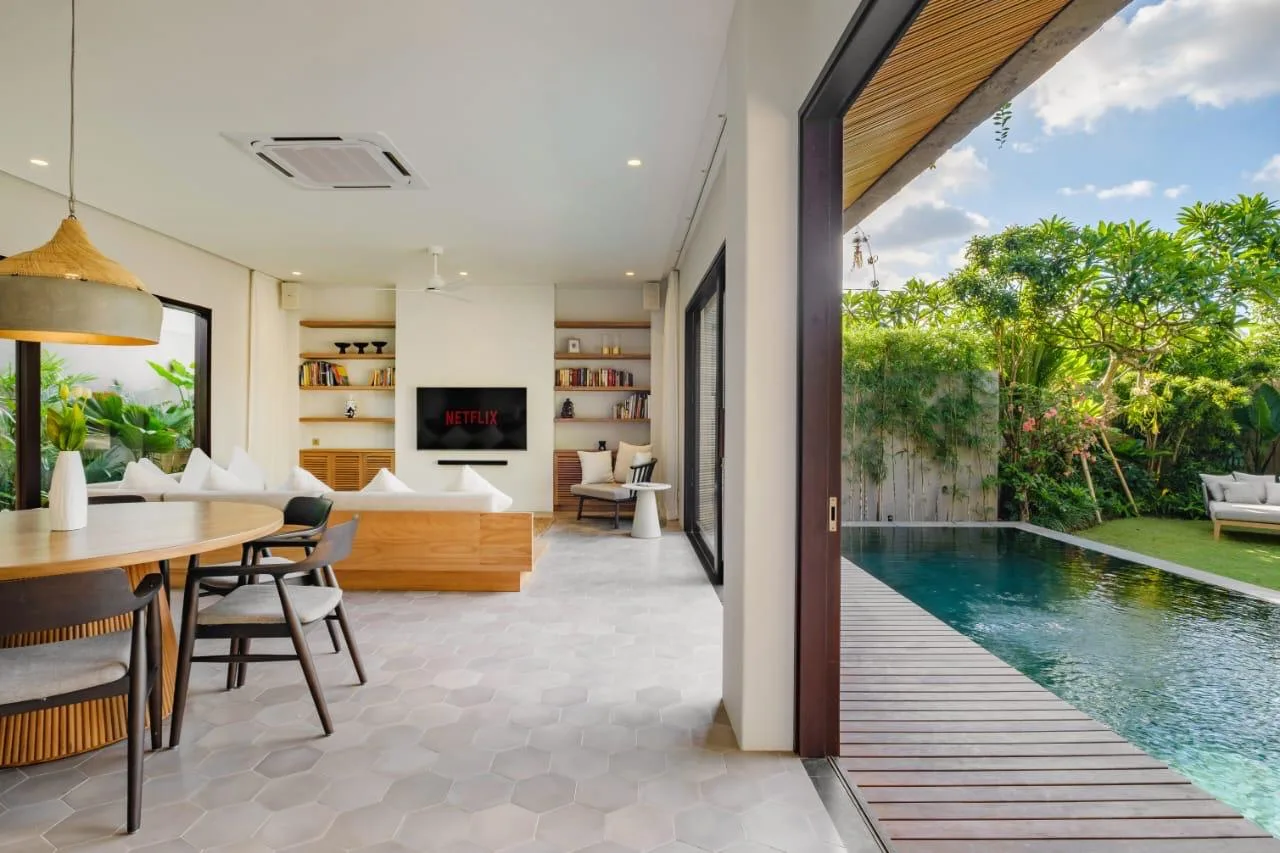 Seamless Remote Working and Family Living in a Central Canggu Babakan 3 Bedroom Villa