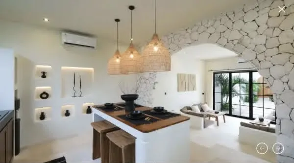 Freehold 2 Bedroom Modern Tropical Villa for Sale in Pererenan Bali