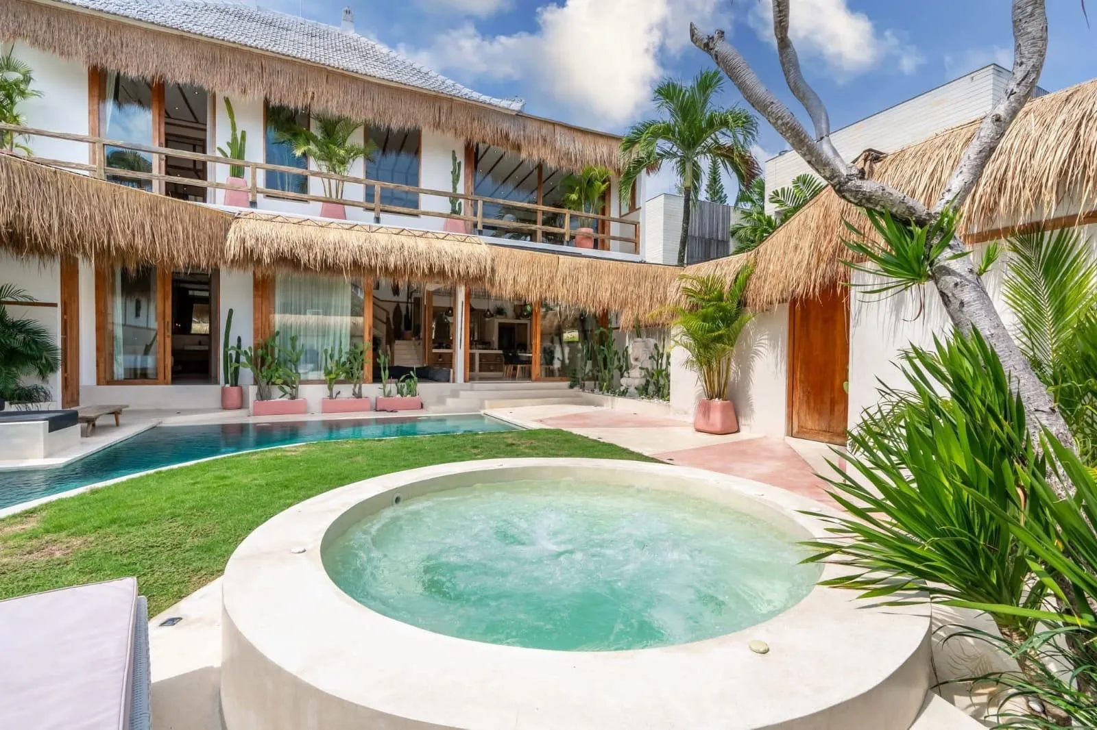 Amiable 3 Bedroom Bohemian Villa for Rent in Central Berawa Bali