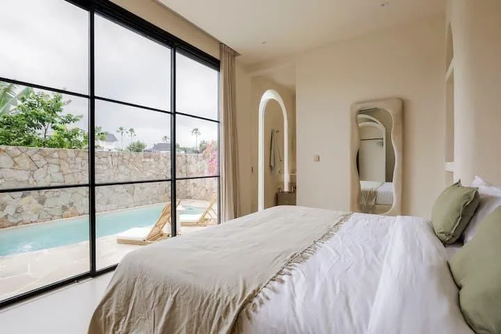 Yearly 2 Bedroom Modern Rooftop Villa for Rent in Berawa Bali