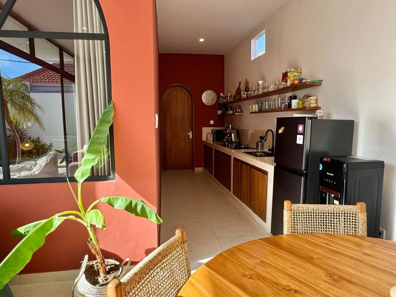 Monthly 1 Bedroom Rental Villa with 2 Office Rooms in Pererenan Bali