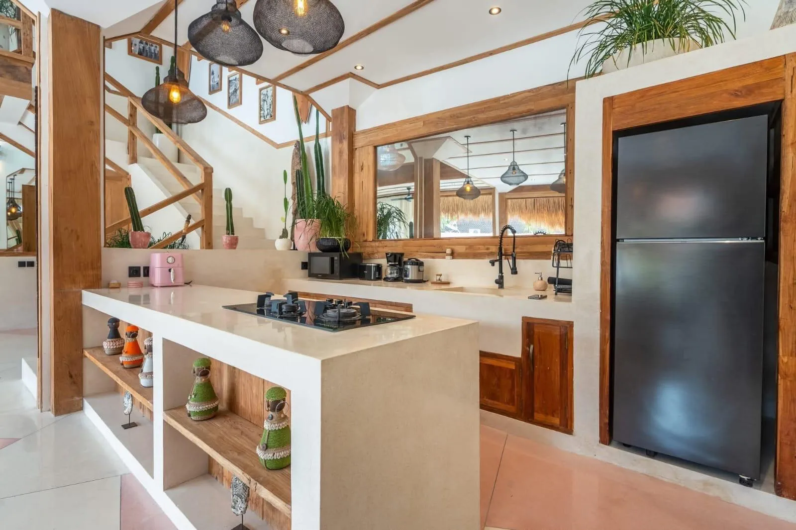 Amiable 3 Bedroom Bohemian Villa for Rent in Central Berawa Bali