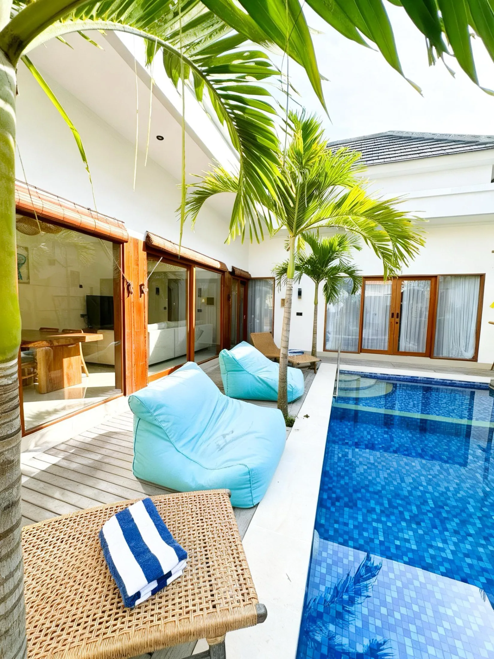 Yearly 2+1 Bedroom Private Rental Villa in Prime Pererenan Bali