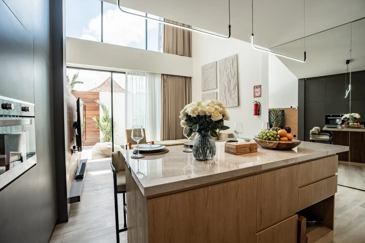 Stylish 2 Bedroom Smart Villa for Rent in Central Berawa Canggu