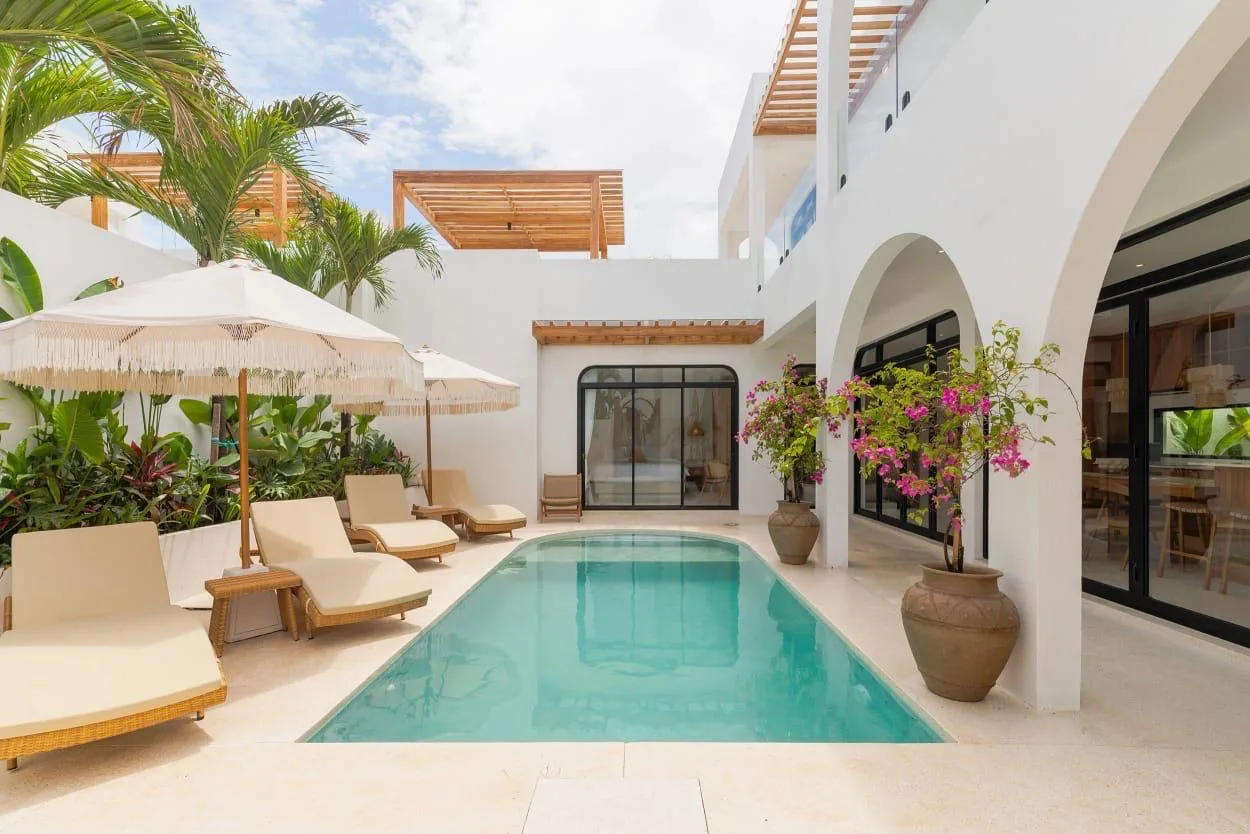 3 Bedroom Beachside Villa for Rent in Pererenan with Private Rooftop | Calm Shores Living