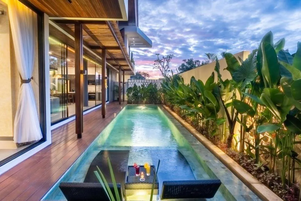 Modern 4 Bedroom Freehold Villa for Sale in Berawa Canggu Near Wellness and Yoga Hubs