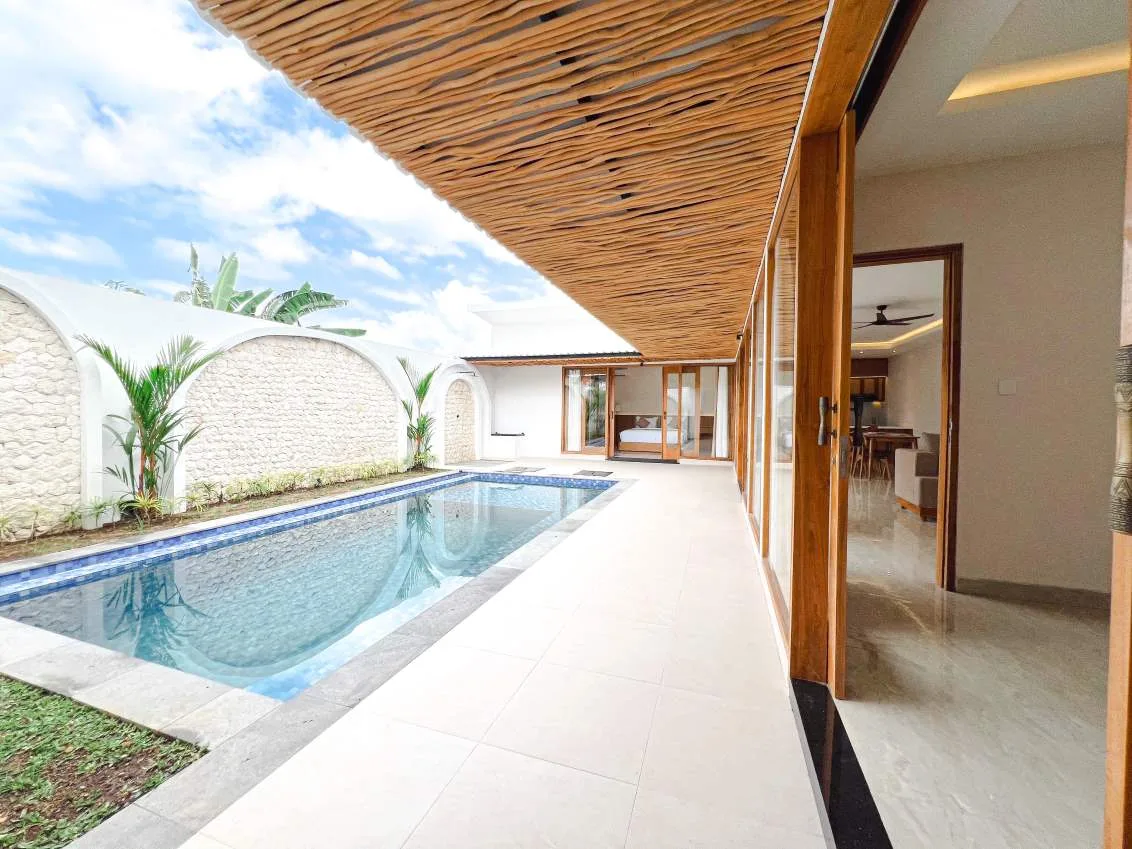 Cozy 2 Bedroom Tropical Villa for Monthly Rent in Kedungu Bali