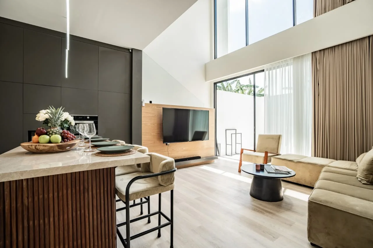 Stylish 2 Bedroom Smart Villa for Rent in Central Berawa Canggu