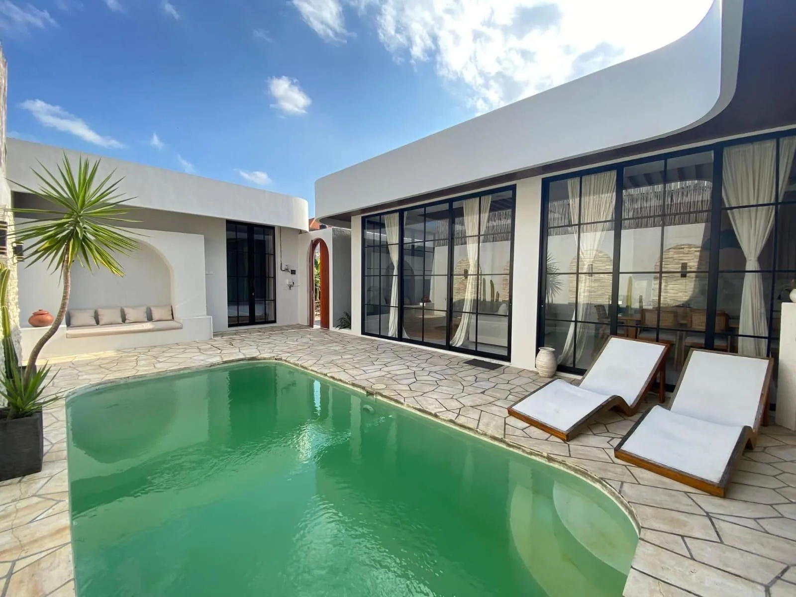 Monthly 2 Bedroom Modern Rental Villa in Padonan Canggu