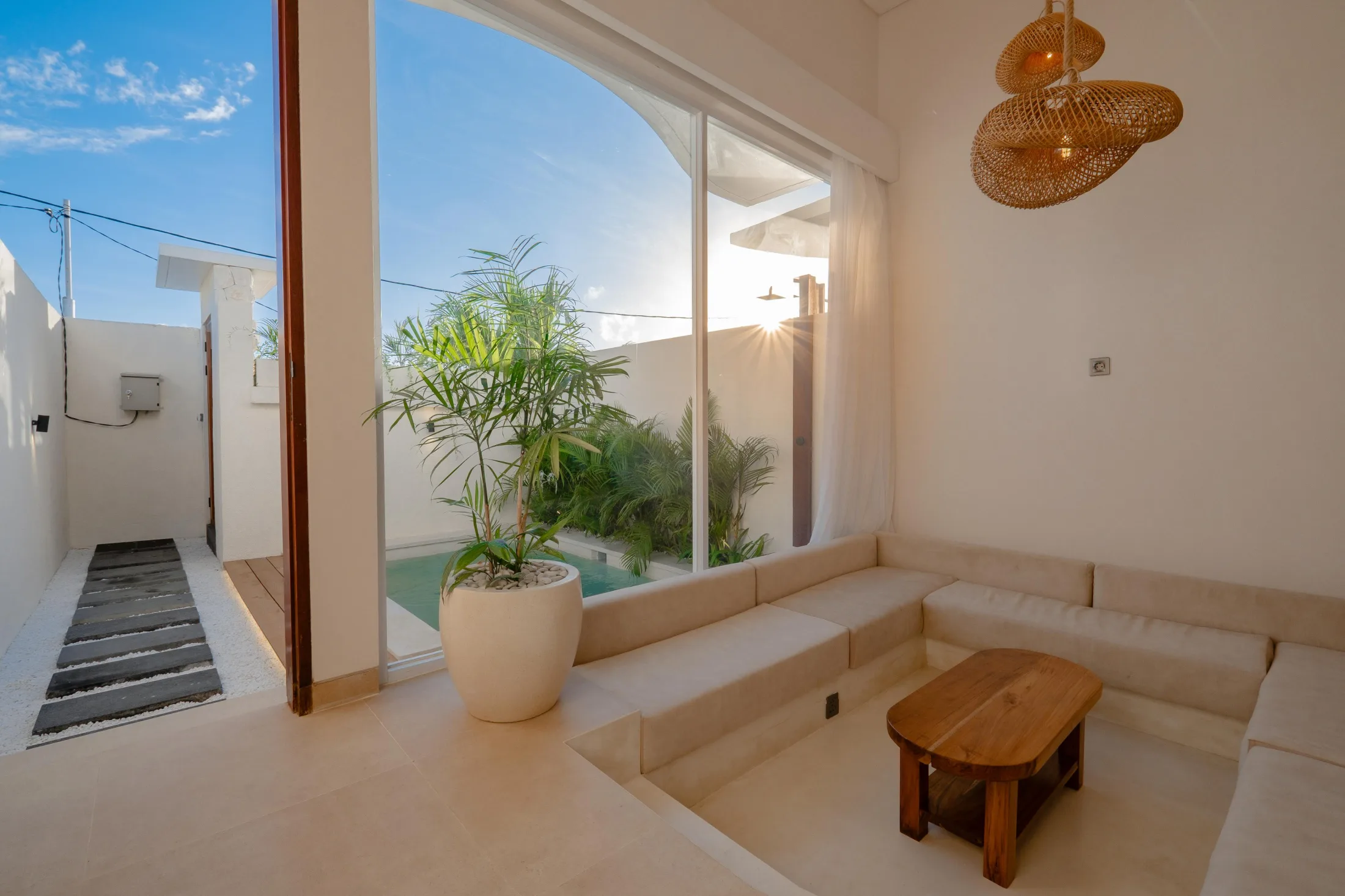 Modern 1 Bedroom Wellness & Yoga Sanctuary Villa with Private Sauna in Prime Pererenan