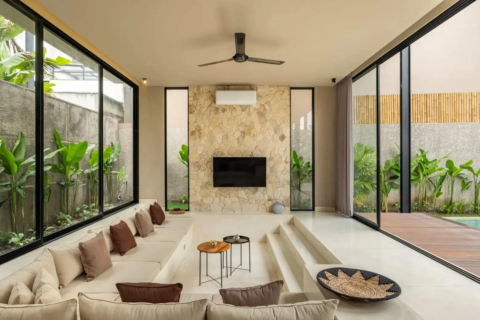 Brand New 3 Bedroom Modern Tropical Leasehold Villa for Sale in Babakan Canggu