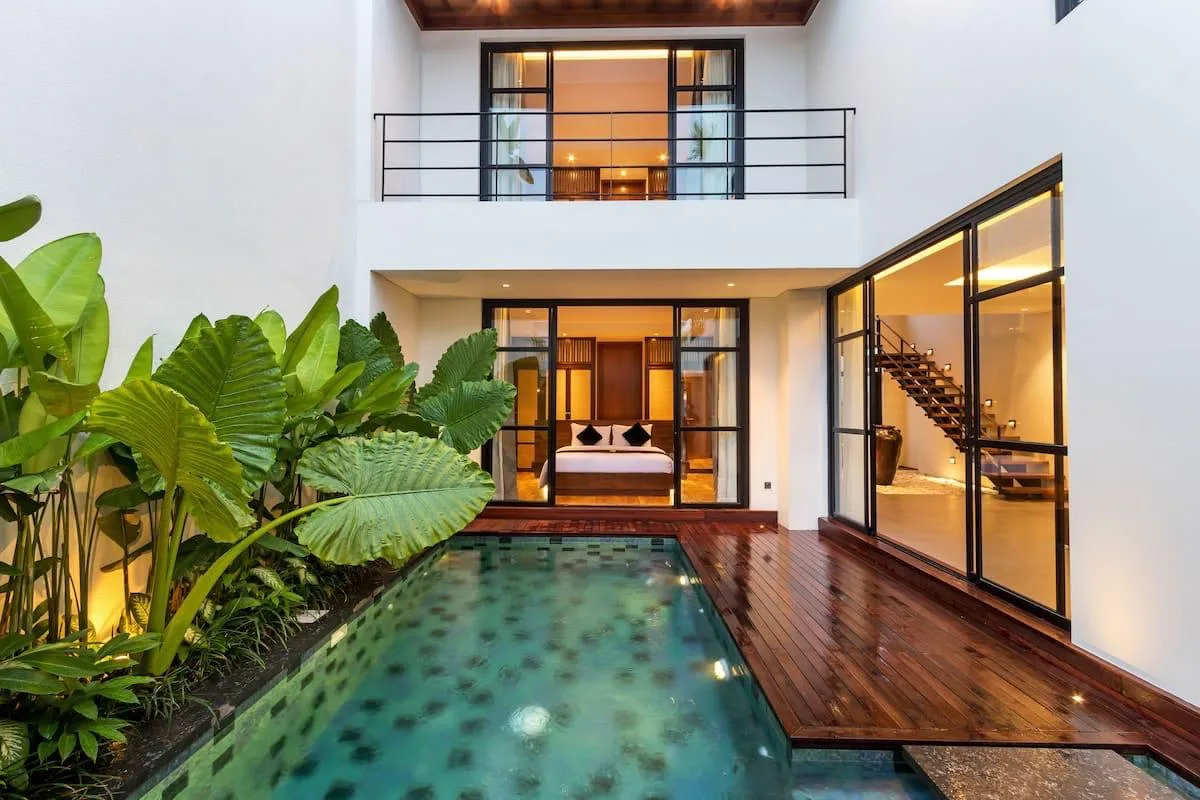 Monthly Modern 3 Bedroom Rental Villa in Berawa Canggu