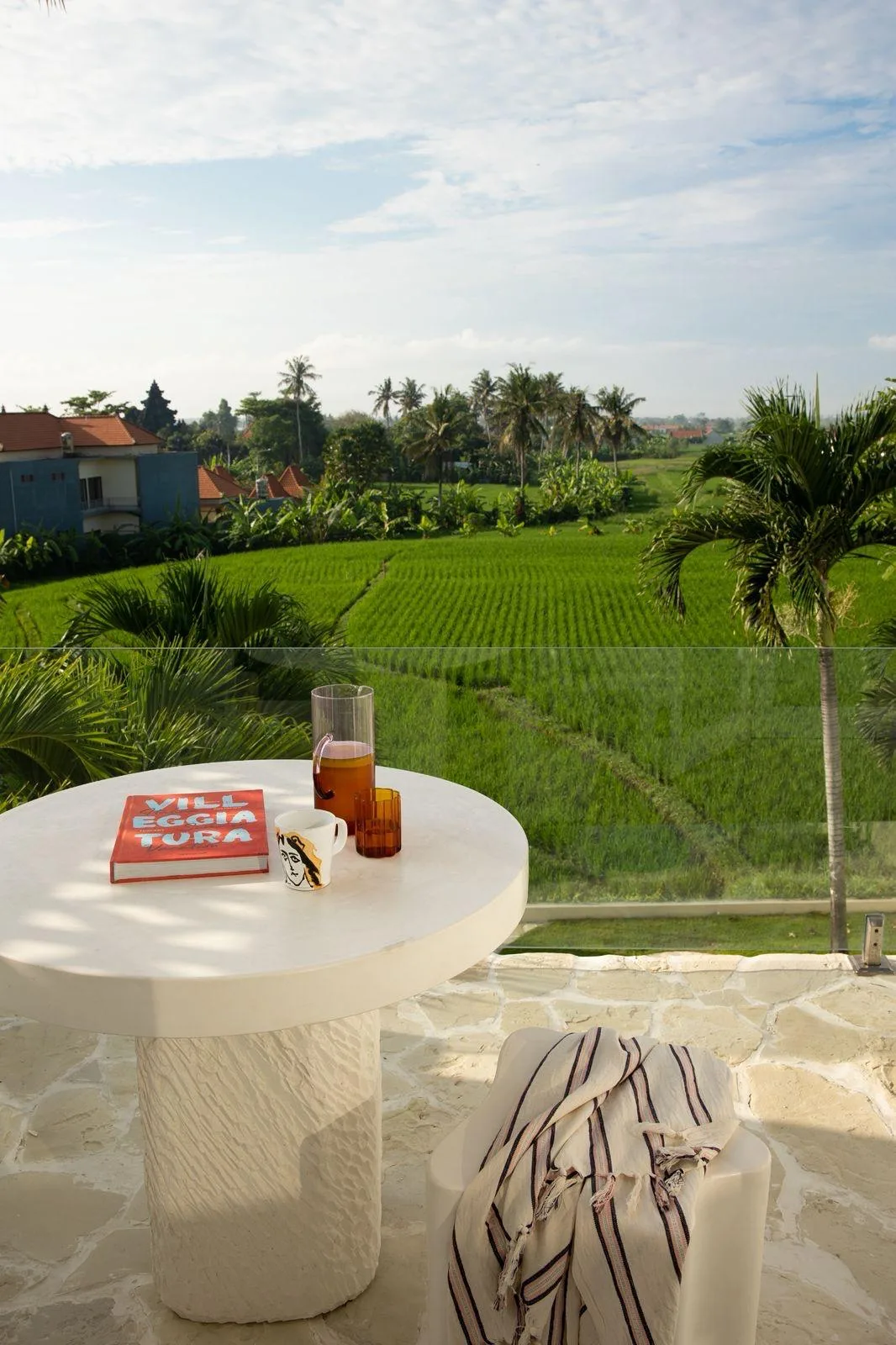 3 Bedroom Luxury Villa for Rent in Seseh Munggu with Rice Field Views