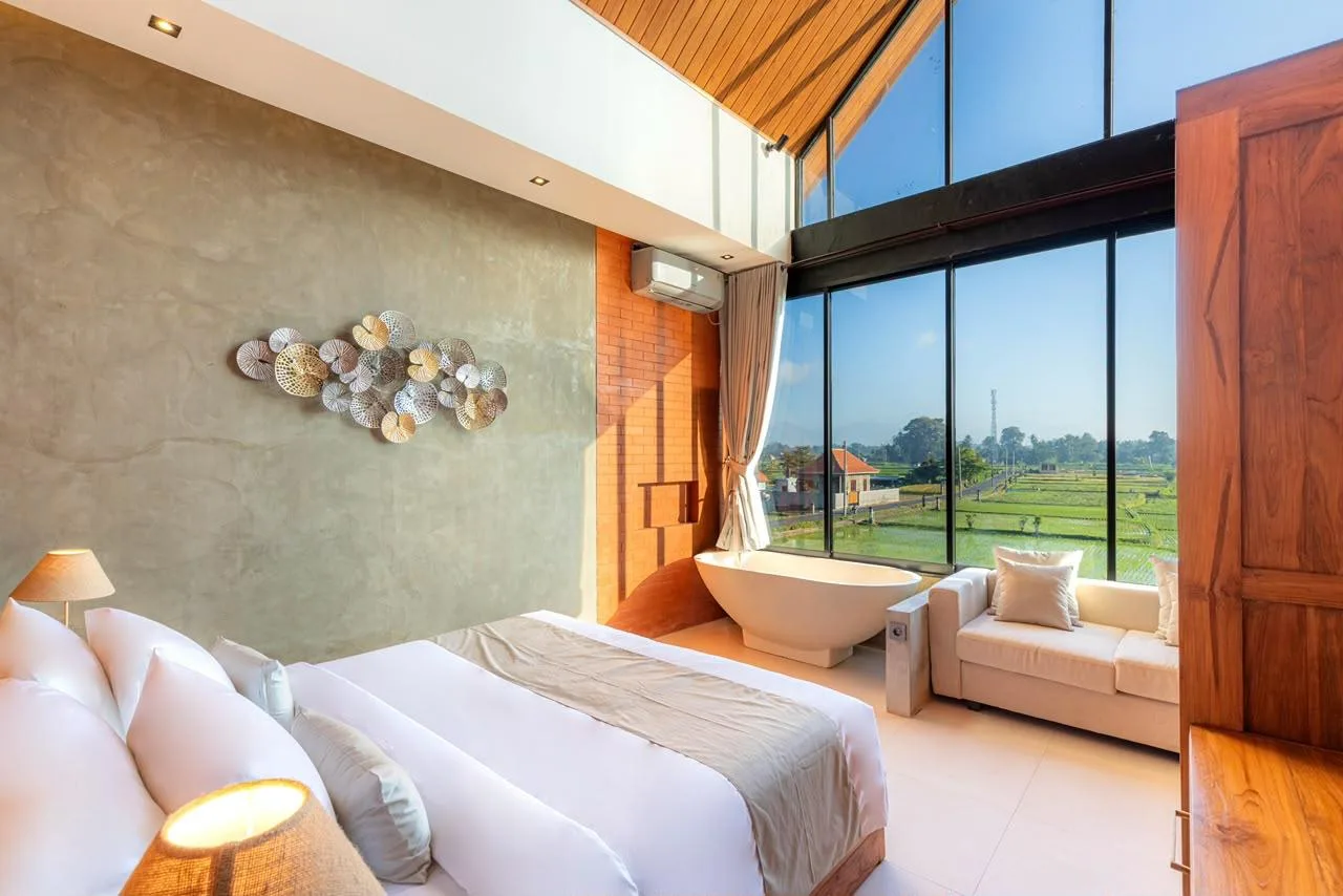 Freehold 2 Bedroom Rise Field View in Ubud