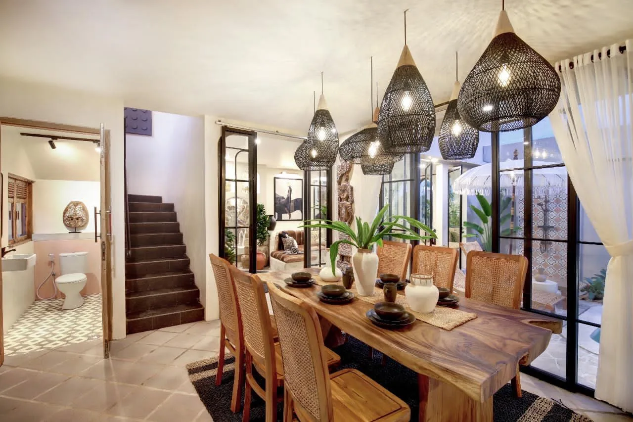 3 Bedroom Villa for Rent in Buduk Canggu with Rice Field View