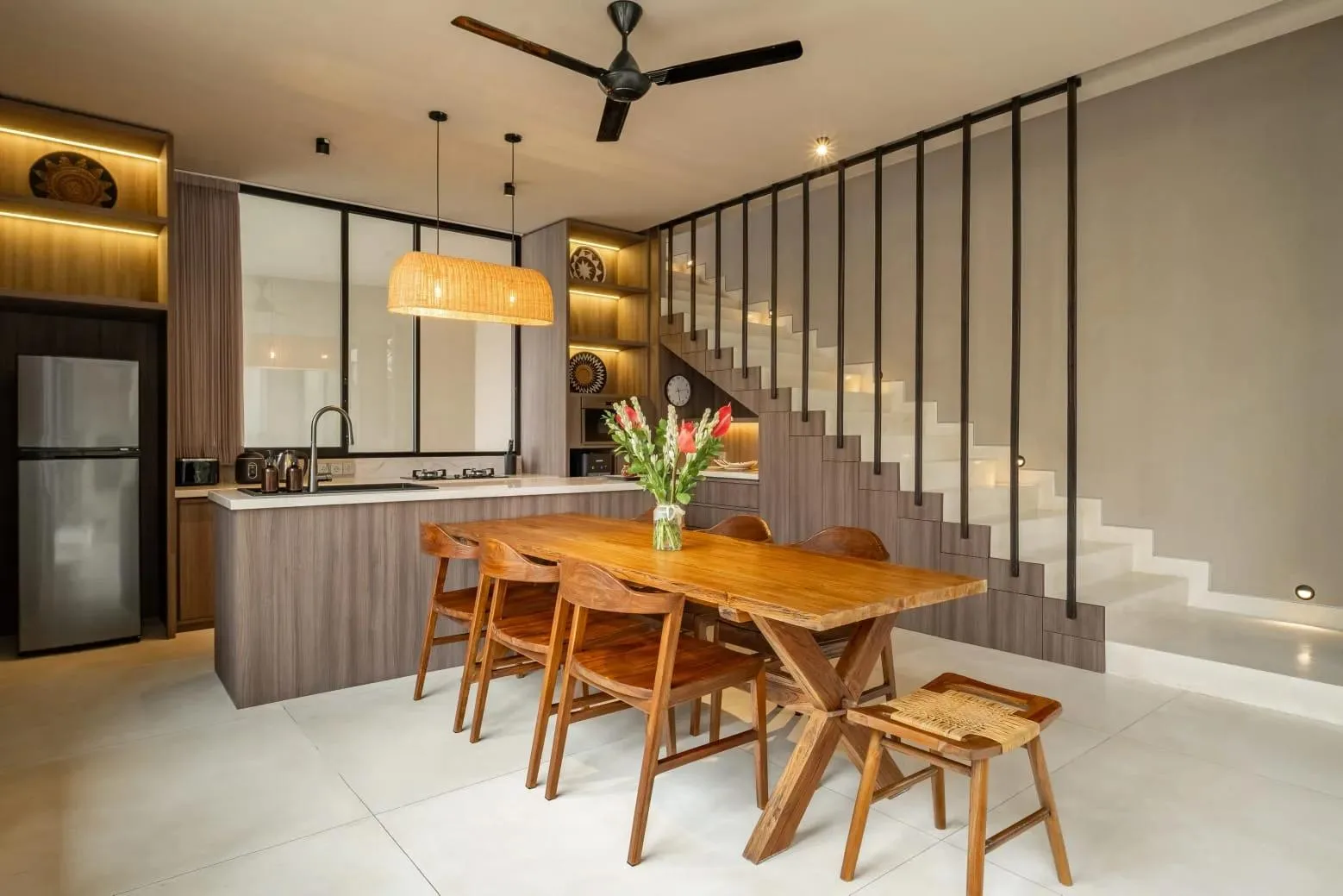 Brand New 3 Bedroom Modern Tropical Leasehold Villa for Sale in Babakan Canggu